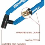 MASTER LOCK Bicycle Chain Lock [Key] [90 cm Chain] [Blue] 8391EURDPROCOLB - Image 2