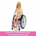 Barbie - Barbie Blonde wheelchair - Doll - 3 years old and + - Image 4
