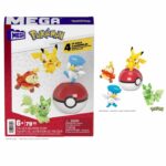 MEGA-Pokémon-Construction box 4 figurines and 1 Poké Ball (79 pcs) HPX92