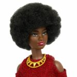 Barbie-Fashionistas 221-Doll with black hair and red dress HRH18 - Image 5