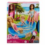 Barbie Doll and Accessories - Blonde Doll Set with Dream Pool HRJ74 - Image 6