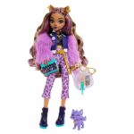 Monster High-Clawdeen Wolf-Doll with Crescent Dog and Accessories HRP65