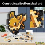 Mega-Pokémon-Eevee-Retro Pixel Art Construction Set 323 Pieces - MEGA Pokémon - HTH78 - Image 4