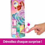 Spin & Reveal Ariel Mattel Disney Princess Doll with 11 Surprises HTV88 - Image 4
