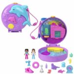 Polly Pocket Dolphin Rescue - 2-Pack Mini Figures and Animals HWN96