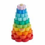 Fisher-Price HXT77 10 Piece Wooden Ring Stacker - Image 2