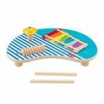 Fisher-Price HXT91 Wooden Musical Table with Percussion Instruments - Image 5