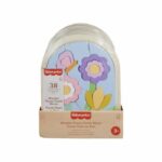 Fisher-Price-Wooden Flowers Puzzle-37-piece puzzle for preschool HXT97