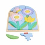 Fisher-Price-Wooden Flowers Puzzle-37-piece puzzle for preschool HXT97 - Image 6