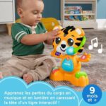 Fisher-Price-Link Squad Tiger Body Parts-Musical Developmental Toy HYL00 - Image 3