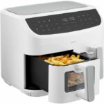 Hot Air Fryer - MEDION - P20 XXL Twin - 2600 W - 2 baskets - 9 programs - White - Image 4