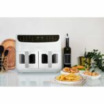 Hot Air Fryer - MEDION - P20 XXL Twin - 2600 W - 2 baskets - 9 programs - White - Image 5