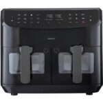 Hot Air Fryer - MEDION - P20 XXL Twin - 2600 W - 2 baskets - 9 programs - Black