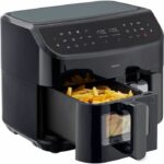 Hot Air Fryer - MEDION - P20 XXL Twin - 2600 W - 2 baskets - 9 programs - Black - Image 4