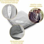 Medisana XXL heating blanket HB 675 2x1.5 m Grey – Bild 4