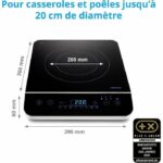 Tabletop induction hob - MEDION - MD 17595 - 1 burner - L 29 x D 36 cm - Image 6