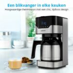 Programmable filter coffee maker with carafe - MEDION - MD 18458 - isothermal - 900W - 1.2 L - Image 2