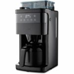 Digital Insulated Filter Coffee Maker with Grinder - MEDION - 1000W - 1.0L - Black