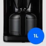 Digital Insulated Filter Coffee Maker with Grinder - MEDION - 1000W - 1.0L - Black - Image 5