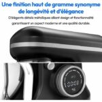 Pastry robot - MEDION - MD18420 - 1200 W - 5 L - 8 speeds - Ice cream bowl - Black – Bild 6
