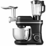 3-in-1 Food Processor - MEDION - MD18430 - 1200 W - 5 L - 8 Speeds - Chopper Function - Black – Bild 2