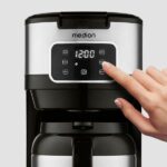 Digital Insulated Filter Coffee Maker - MEDION - 900W - 1.2L - Silver - Image 2