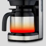 Digital Insulated Filter Coffee Maker - MEDION - 900W - 1.2L - Silver - Image 5