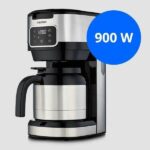 Digital Insulated Filter Coffee Maker - MEDION - 900W - 1.2L - Silver - Image 6