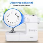 Sewing Machine - MEDION - SM 70 - 71W - 12 Stitches - 700 rpm - LED - White – Bild 4