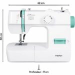 Sewing Machine - MEDION - SM 70 - 71W - 12 Stitches - 700 rpm  LED - Turquoise - Image 4