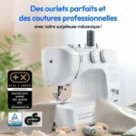 Sewing Machine - MEDION - SM 60 - 62W - 24 Stitches + Double Stitches - 700 rpm - LED - White - Image 3