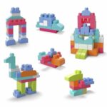 MEGABLOKS First Builders - Sac Medium Rose - 60 Blocs - Image 2