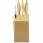 6-piece knife block - MENASTYL - 5041064 - Ceramic blade - Polypropylene - Hazelnut - Image 5