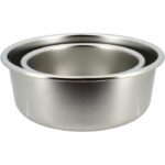Set of 2 airtight containers with lids - MENASTYL - 5040178 - Stainless steel - Round - 15 and 20 cm - Microwave safe - Image 4