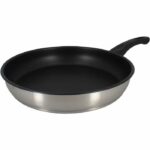 Frying pan - MENASTYL - 6020246 - Stainless steel - 24 cm - Suitable for all hobs including induction