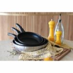 Frying pan - MENASTYL - 6020246 - Stainless steel - 24 cm - Suitable for all hobs including induction - Image 4