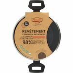 Dutch oven - MENASTYL - 6020647 - Forged aluminum - 24 cm - Black - Suitable for all heat sources including induction - Image 2