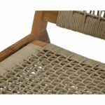 FSC acacia wooden garden armchair and braided resin - Merida model - olive green – Bild 4