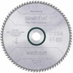 Circular saw blade Pro - METABO - Multi Cut HW/CT 254x30,80FZ/TZ 5°