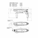 Combined hammer drill - METABO - KHE 2660 Quick - SDS Plus and quick-release chuck - 3 joules - Image 3
