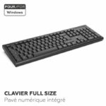 Keyboard and mouse set - MOBILITY LAB - Alpha - Ergonomic - Wireless - Integrated numeric keypad – Bild 4