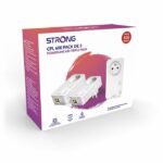 CPL Kit - STRONG - CPL 600 Pack of 3 - 600 MB - Filtered Socket, 3 Adapters, Triple Pack