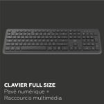 Wireless keyboard - MOBILITY LAB - Premium - AZERTY - Black - Image 4