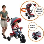 MONDO Convertible and foldable evolutionary tricycle with rotating seat - On & Go Moovi Explore - Red - 12 months and more - Image 2