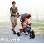 MONDO Convertible and foldable evolutionary tricycle with rotating seat - On & Go Moovi Explore - Red - 12 months and more - Image 3