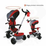 MONDO Convertible and foldable evolutionary tricycle with rotating seat - On & Go Moovi Explore - Red - 12 months and more - Image 6