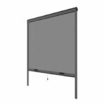 Window mosquito net L125 x H145 cm in anthracite grey aluminium - Can be cut to size in width and height - Image 2