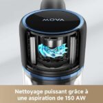 MOVA S4 Detect - Cordless Stick Vacuum Cleaner - 150 AW - Maximum Battery Life of 90 Minutes - OptiInsigh Multi-Surface Brush - Image 3