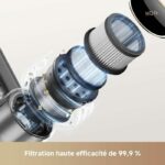 Mova S5 Sense - Cordless Stick Vacuum Cleaner - OptiInsight Multi-Surface Brush with Tangle-Free Design - Smart Adjustment – Bild 6