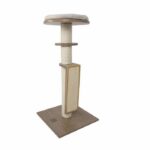 CatElite - GEORGE II Cat Tree - 40 x 40 x 79 cm - MDF wood platform with a sisal post – Bild 2
